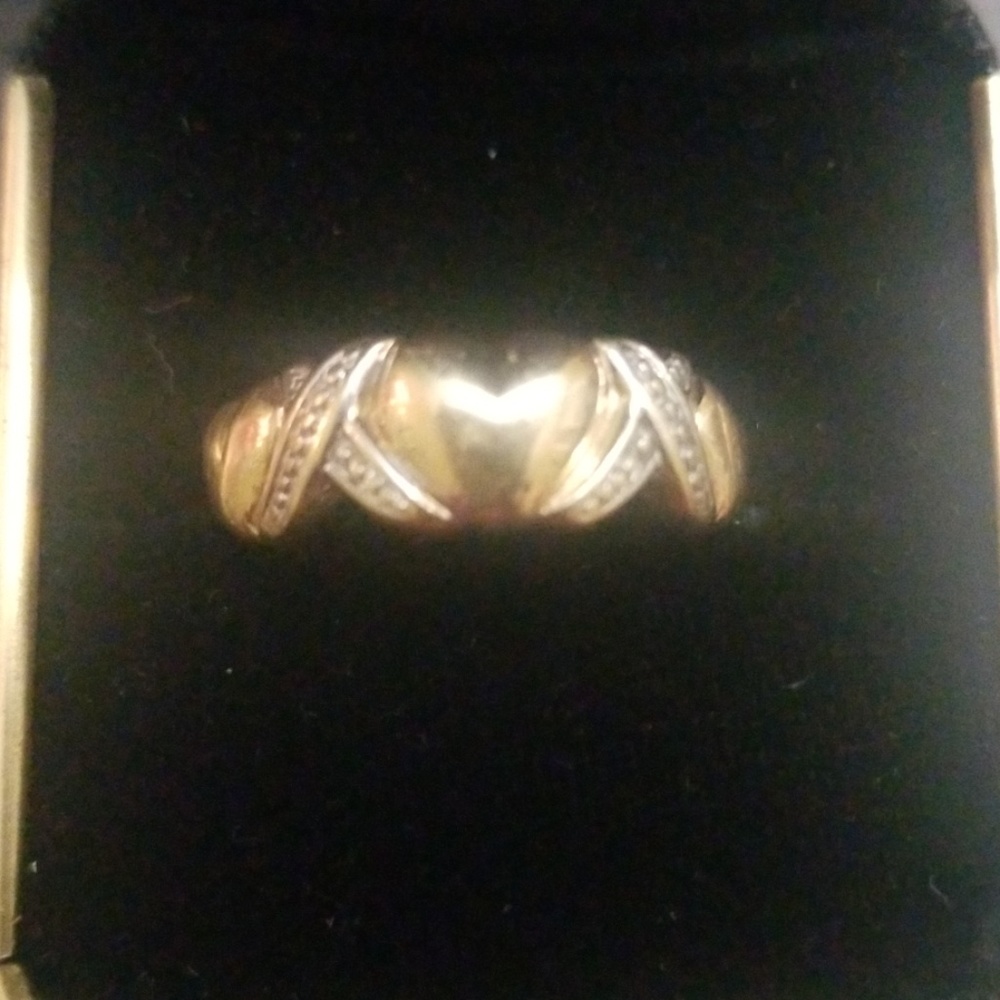 14K gold two tone ring